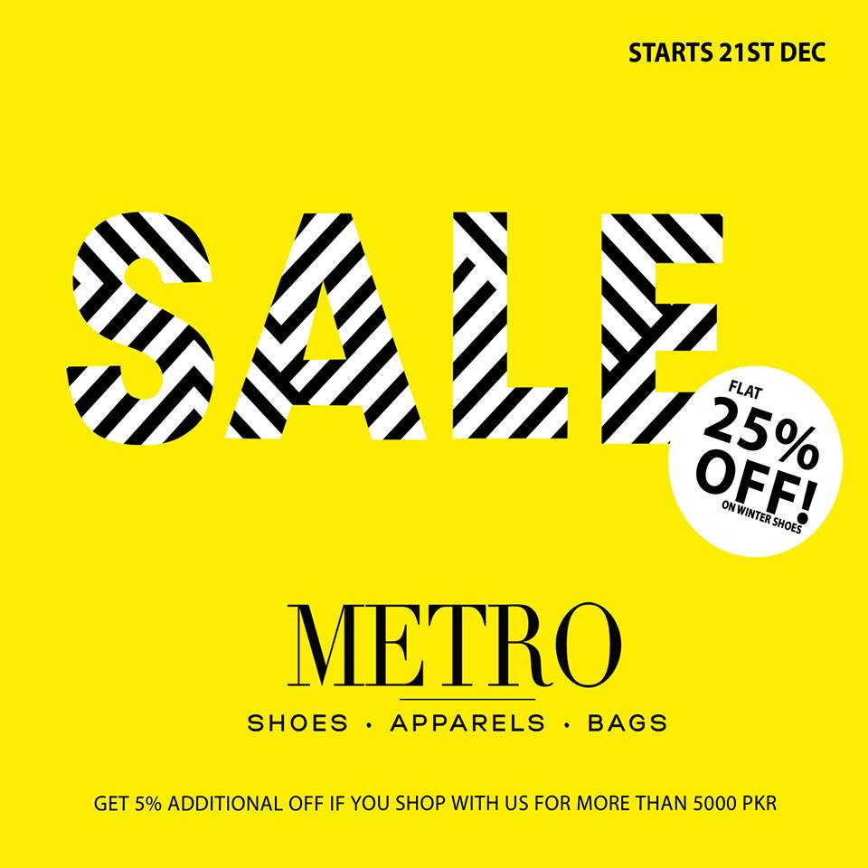 Metro shoes sale deals flat 5 off